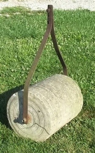 Cement lawn deals roller